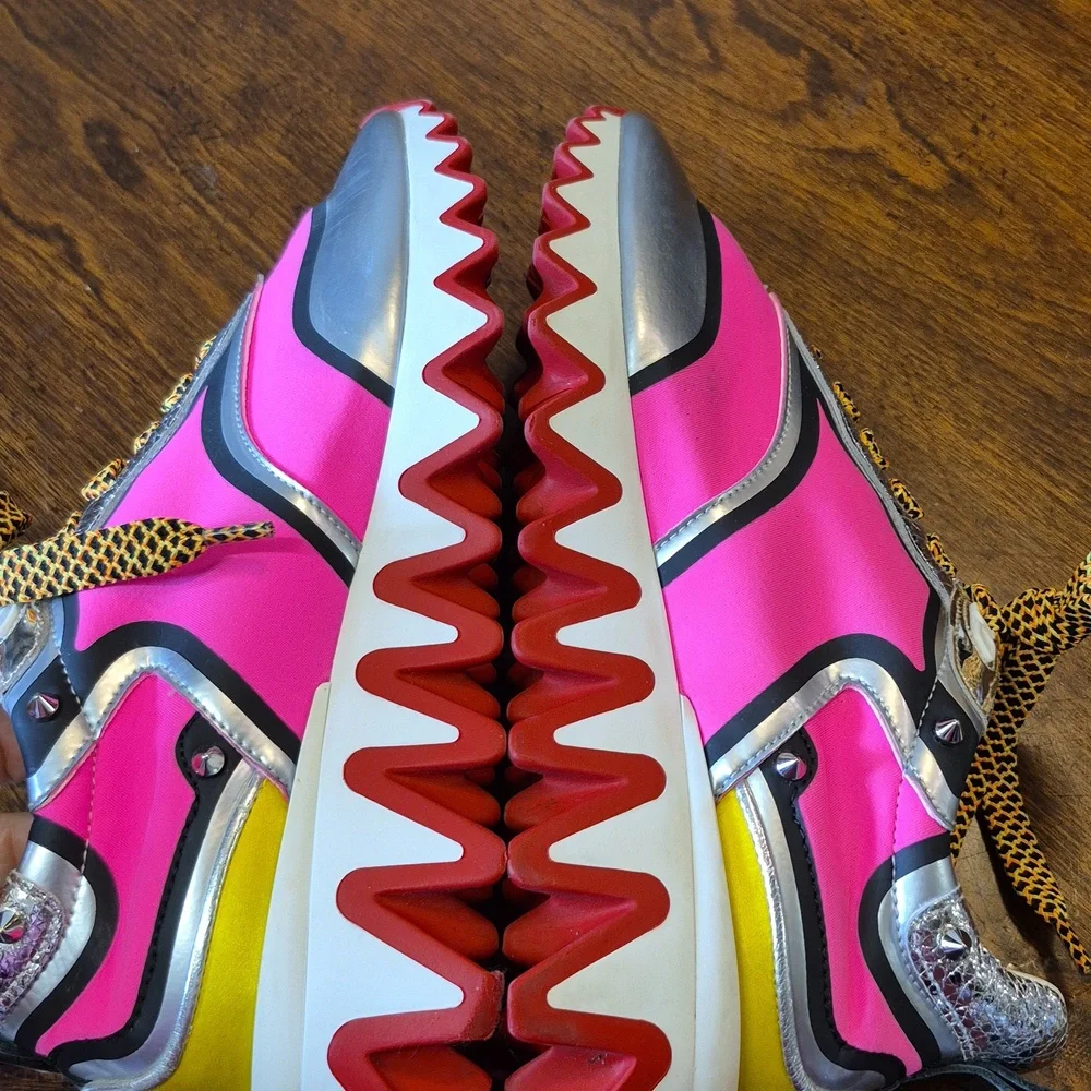 Christian Louboutin Sharkina Sneaker Neo SP Star Version Multi Color (#1640) - Picture 14 of 17